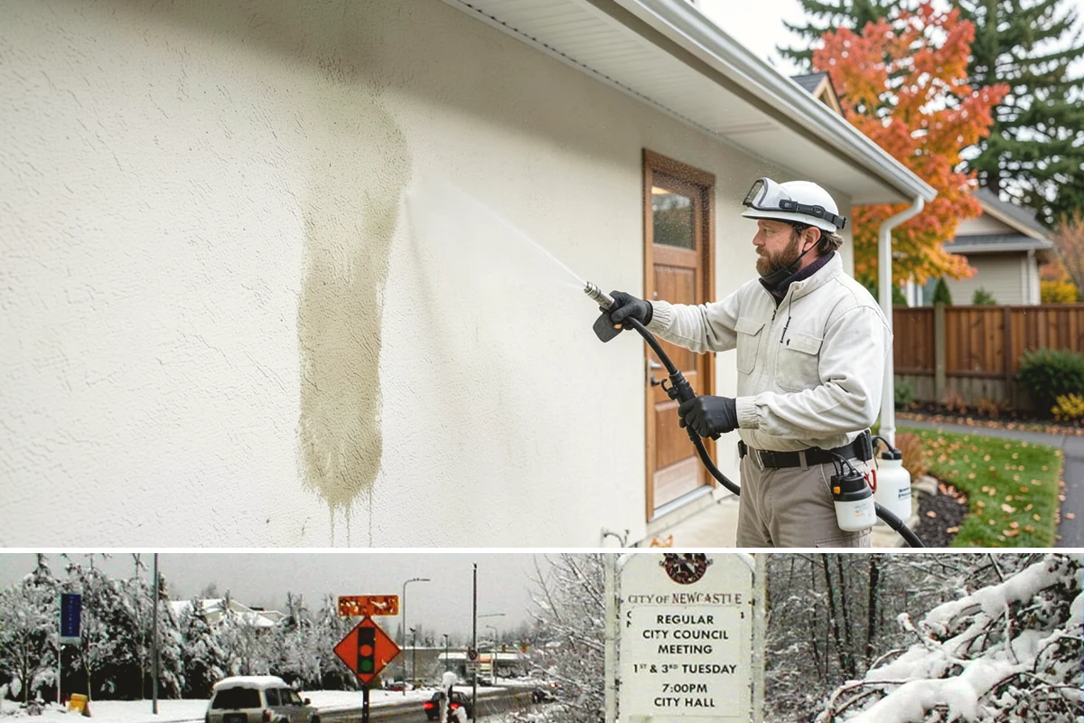 Rust Removal in Newcastle, King County, WA - Rust removal can be performed any time of year, but drier conditions help the treatment dwell without dilution from rain.