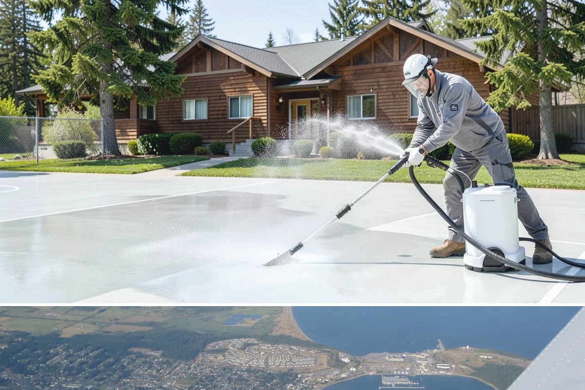 Rust Removal in Oak Harbor, Island County, WA - Rust removal can be performed any time of year, but drier conditions help the treatment dwell without dilution from rain.