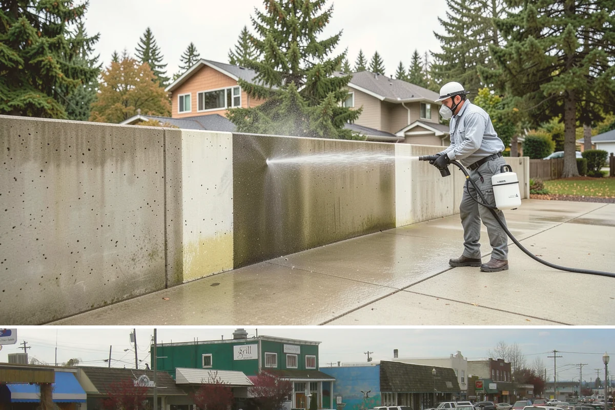 Rust Removal in Stanwood, Snohomish County, WA - Rust removal can be performed any time of year, but drier conditions help the treatment dwell without dilution from rain.
