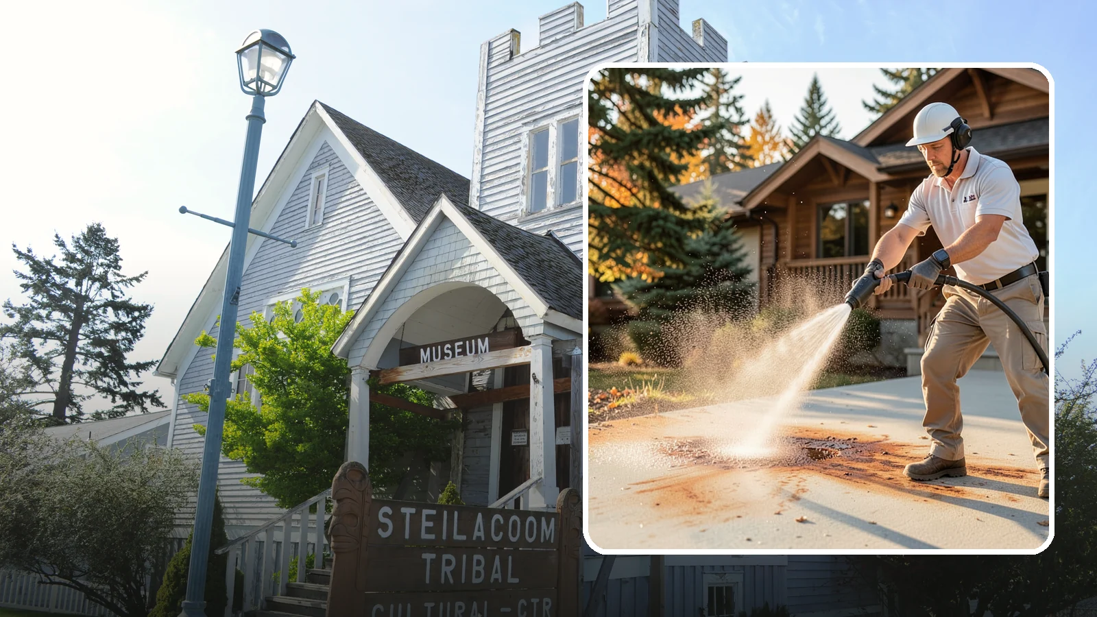 Rust Removal in Steilacoom, Pierce County, WA - We eliminate rust stains from Washington concrete, siding, and fixtures using targeted treatments that lift the discoloration.