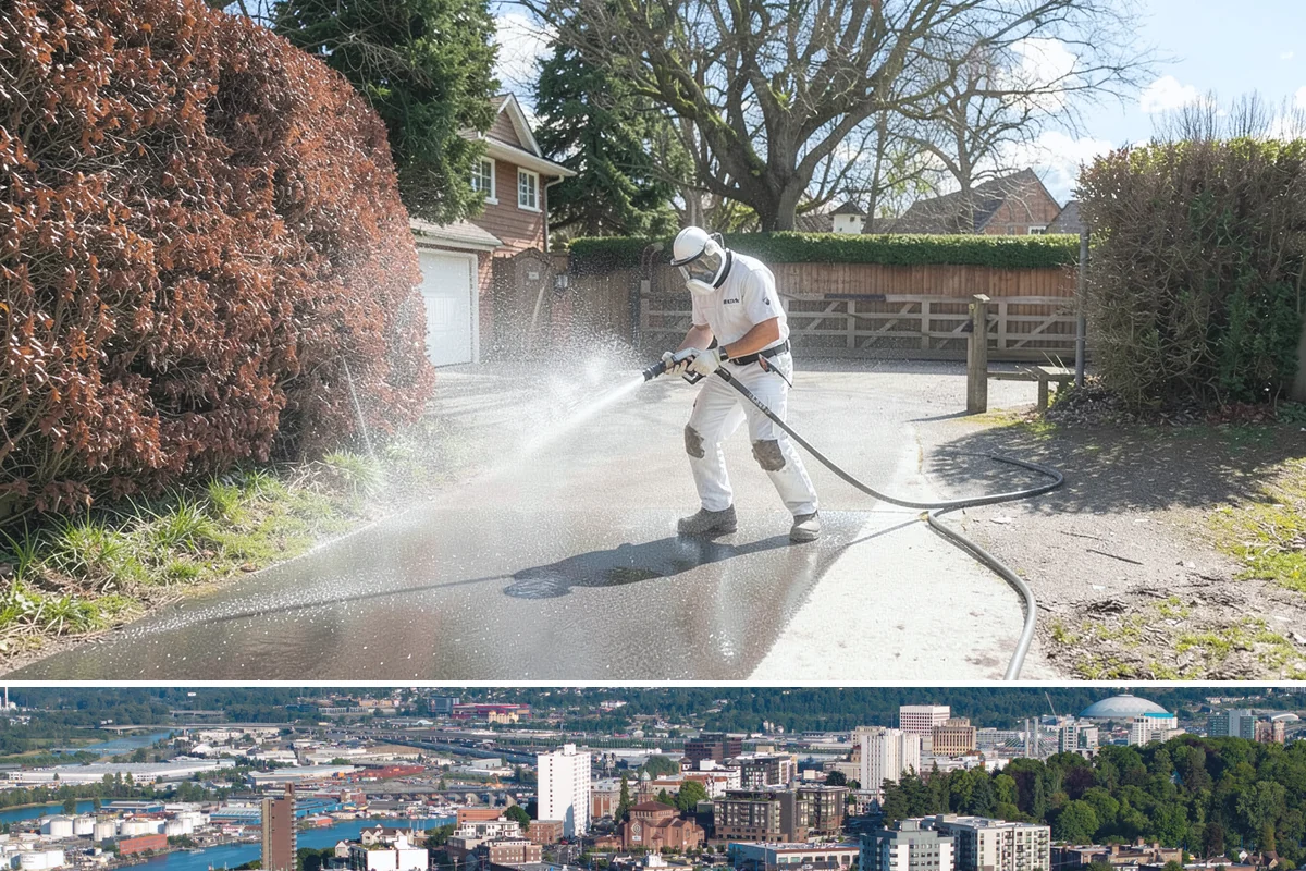 Rust Removal in Tacoma, Pierce County, WA - Rust removal can be performed any time of year, but drier conditions help the treatment dwell without dilution from rain.