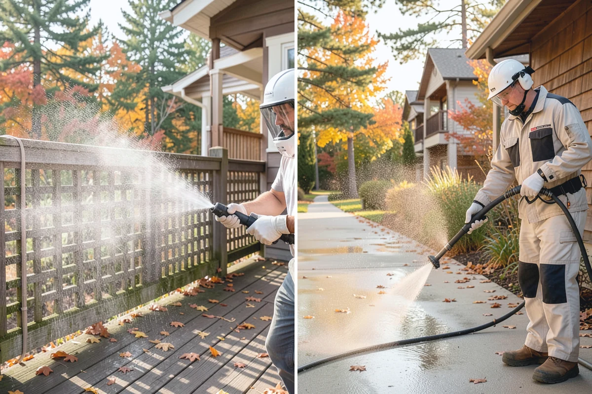 RV Washing in Auburn, King County, WA - Rinse loose grime and inspect seals