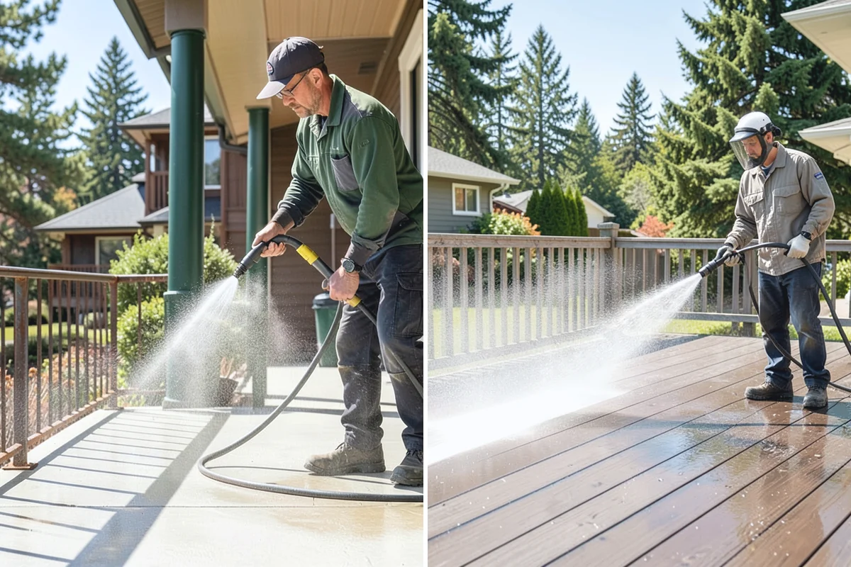 RV Washing in Bonney Lake, Pierce County, WA - Rinse loose grime and inspect seals