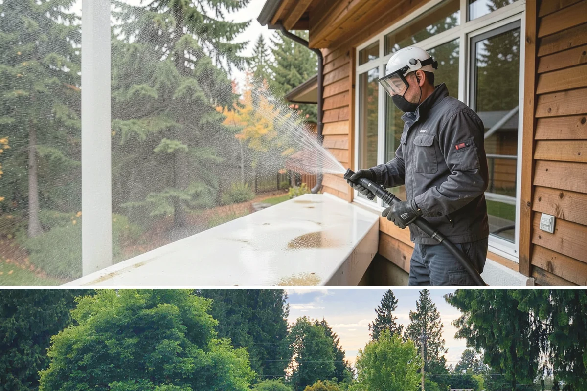 RV Washing in Bonney Lake, Pierce County, WA - RVs are best washed in spring before travel season and again before winter storage to prevent algae from settling in.