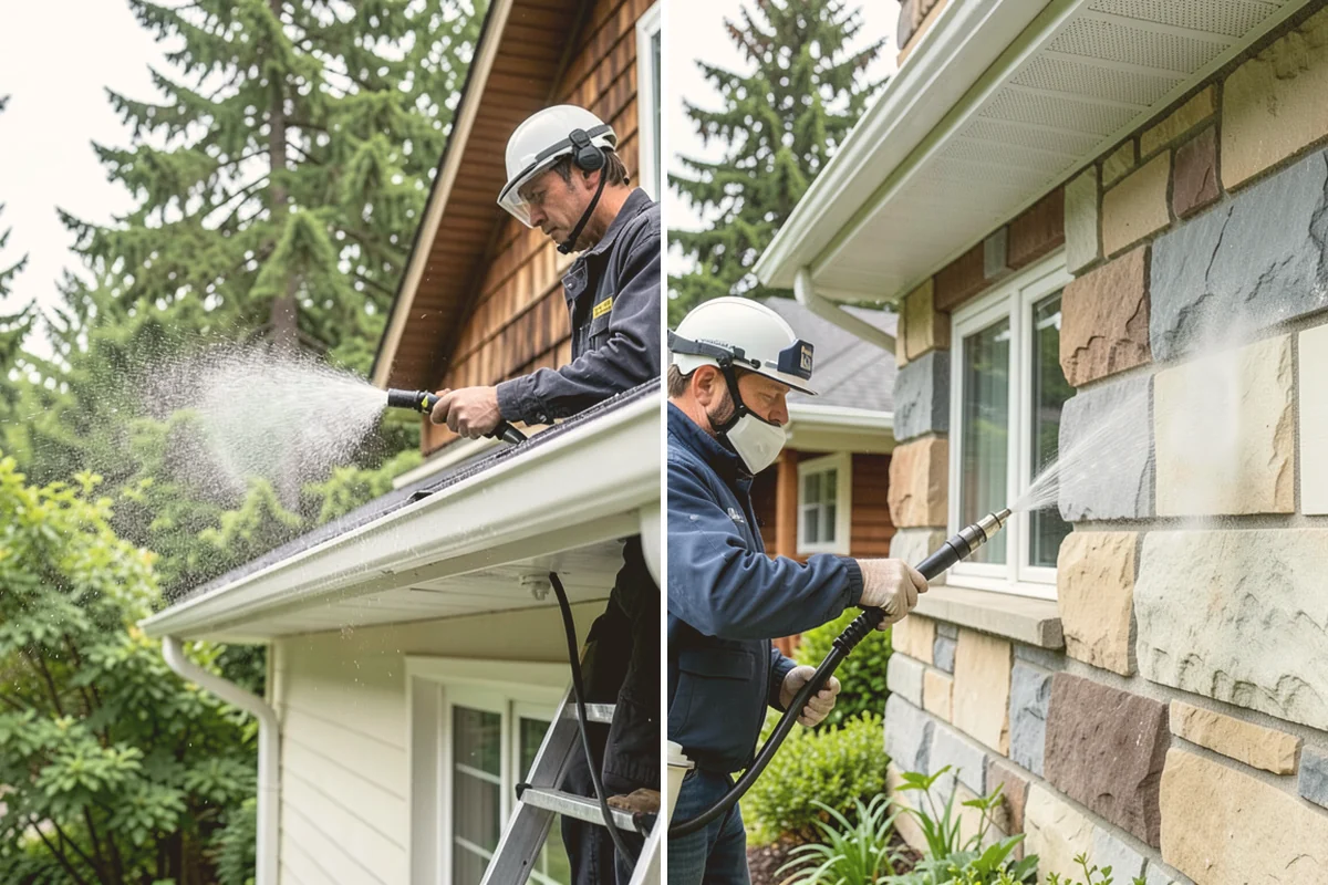 RV Washing in Bothell, King County, WA - Rinse loose grime and inspect seals