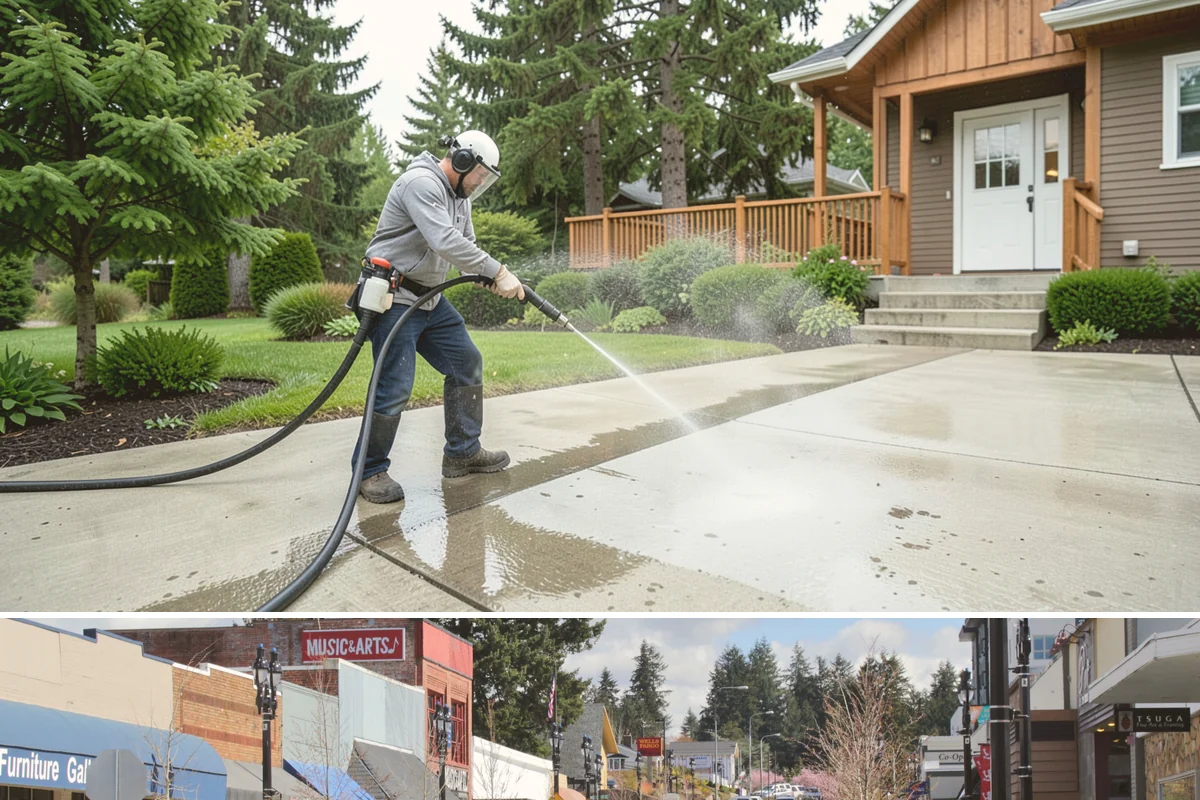 RV Washing in Bothell, King County, WA - RVs are best washed in spring before travel season and again before winter storage to prevent algae from settling in.