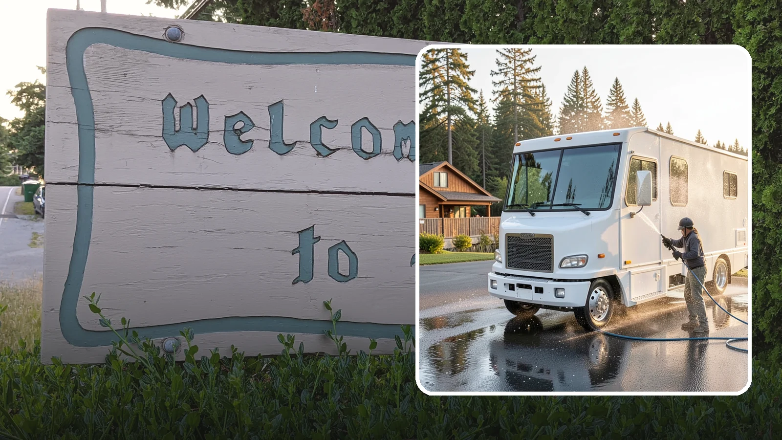 RV Washing in Brier, Snohomish County, WA - We wash RVs and motorhomes in Washington to strip road film, black streaks, and the algae from months of storage.