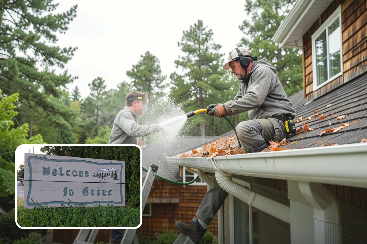 RV Washing in Brier, Snohomish County, WA - Removes black streaks below the roofline