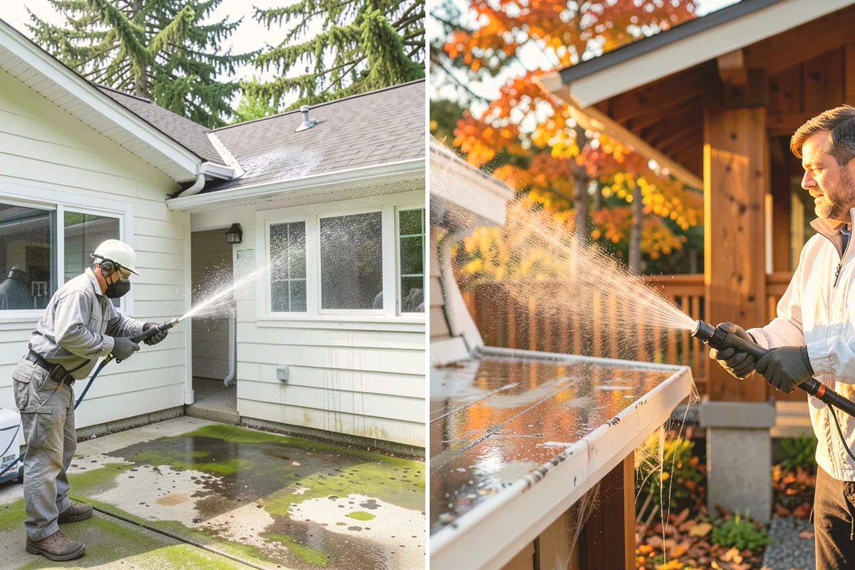 RV Washing in Brier, Snohomish County, WA - Rinse loose grime and inspect seals
