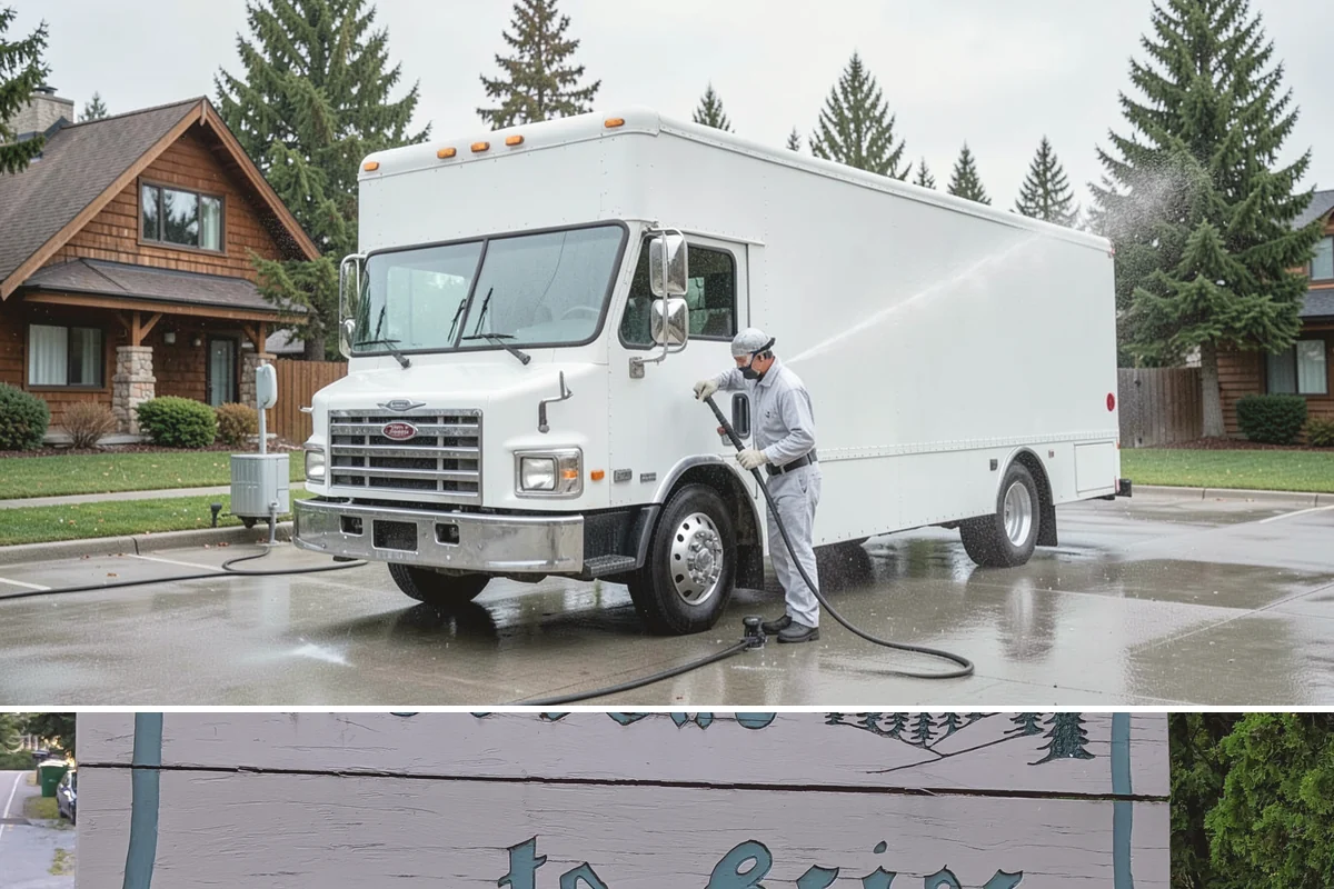 RV Washing in Brier, Snohomish County, WA - RVs are best washed in spring before travel season and again before winter storage to prevent algae from settling in.