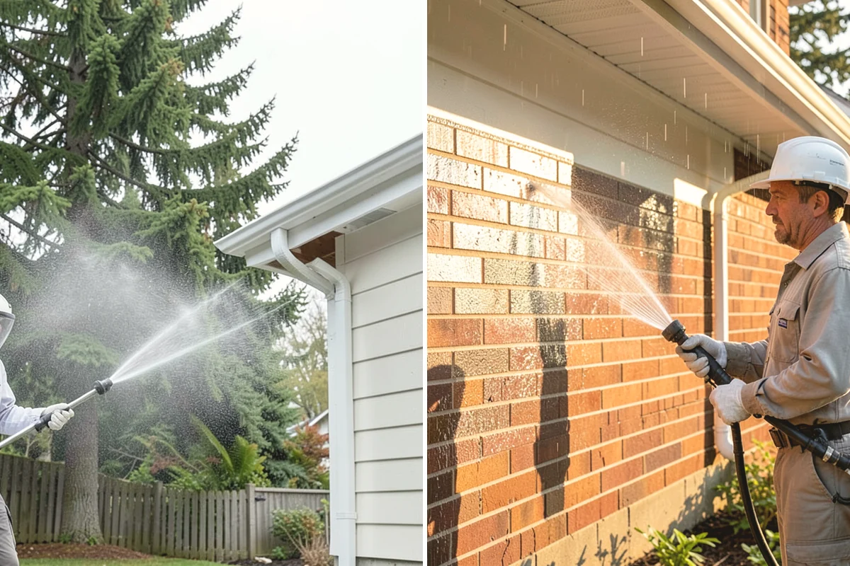 RV Washing in Burlington, Skagit County, WA - Rinse loose grime and inspect seals