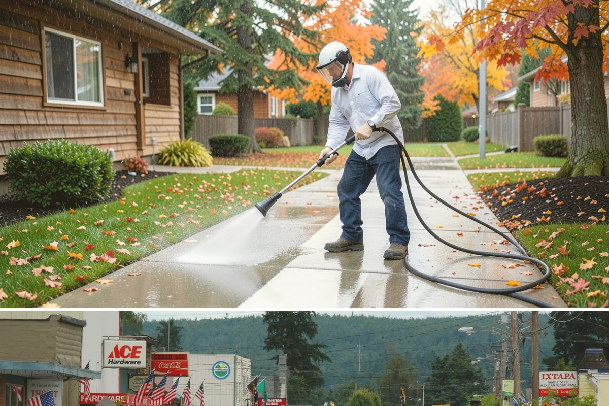 RV Washing in Carnation, King County, WA - RVs are best washed in spring before travel season and again before winter storage to prevent algae from settling in.
