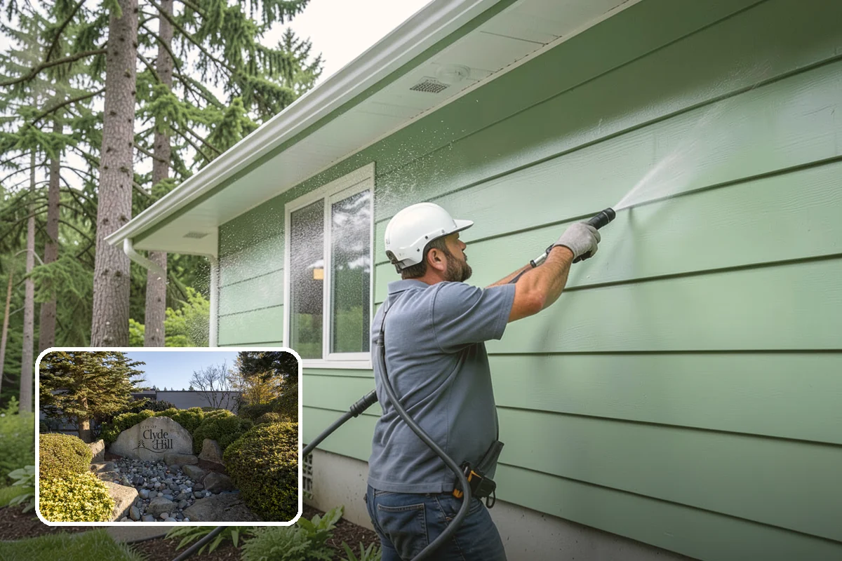 RV Washing in Clyde Hill, King County, WA - Removes black streaks below the roofline