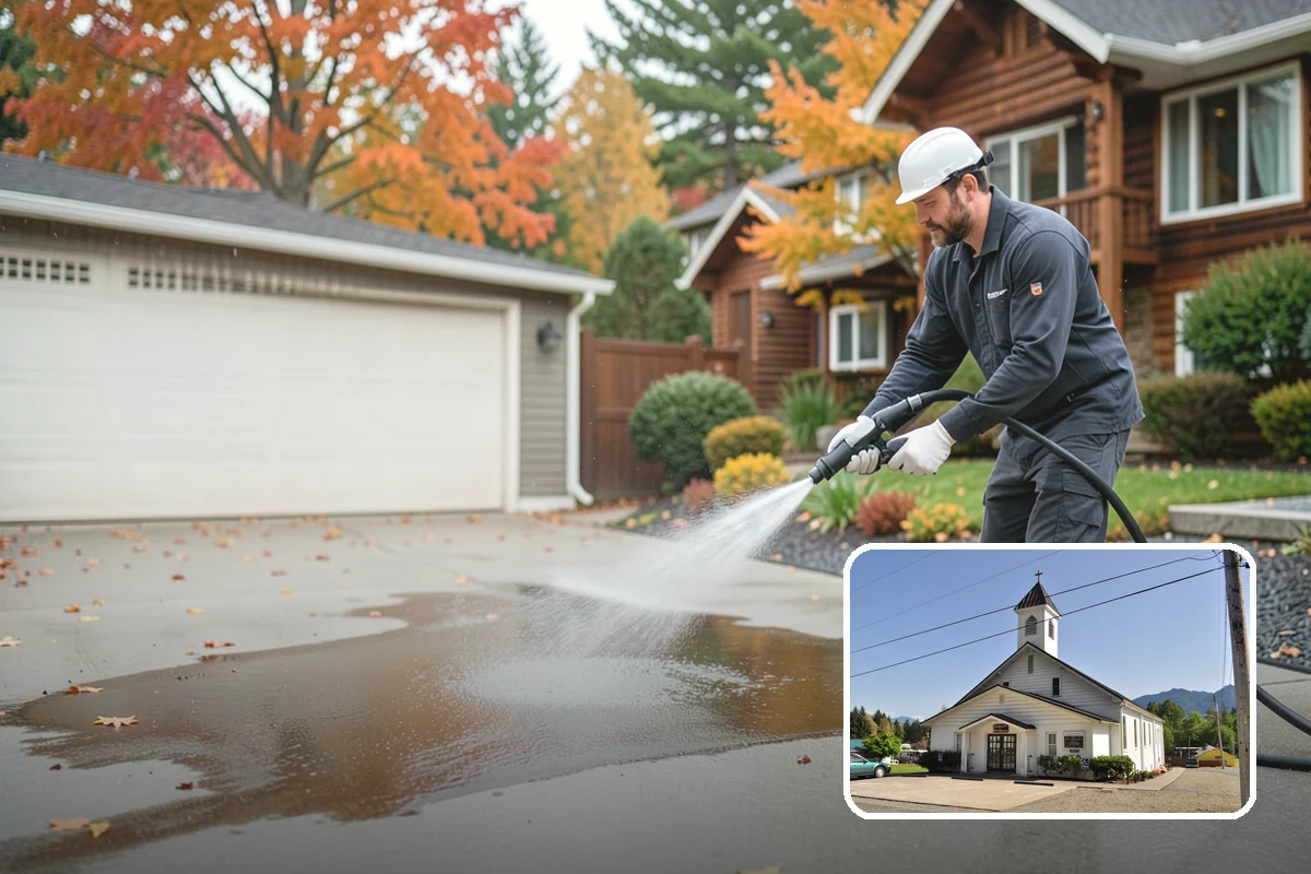 RV Washing in Concrete, Skagit County, WA - Removes black streaks below the roofline