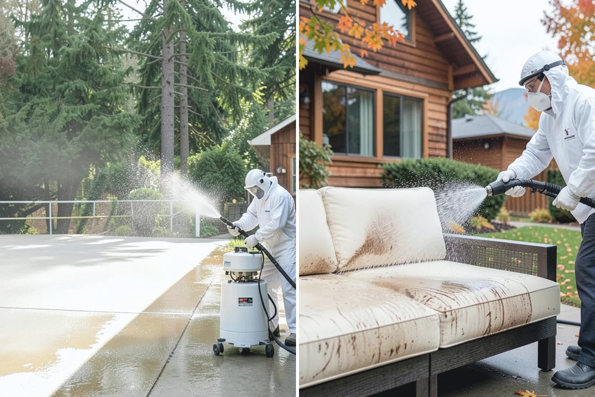 RV Washing in Coupeville, Island County, WA - Rinse loose grime and inspect seals