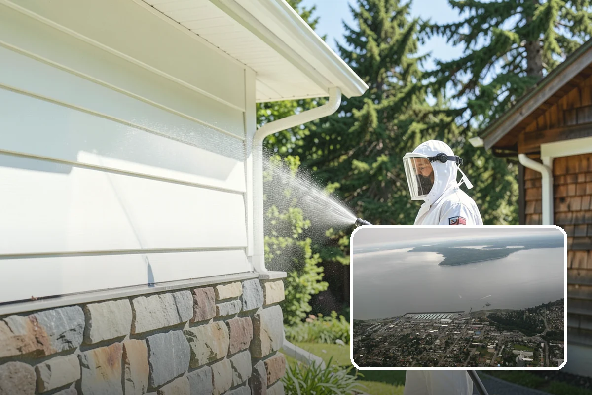RV Washing in Des Moines, King County, WA - Removes black streaks below the roofline