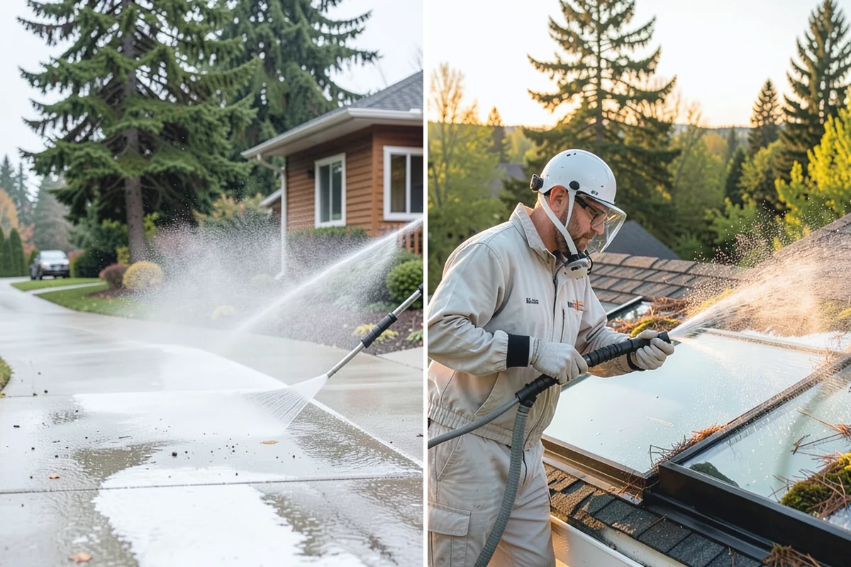 RV Washing in Des Moines, King County, WA - Rinse loose grime and inspect seals