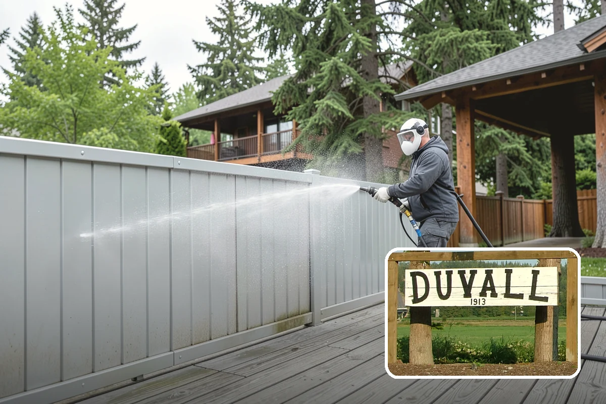 RV Washing in Duvall, King County, WA - Removes black streaks below the roofline