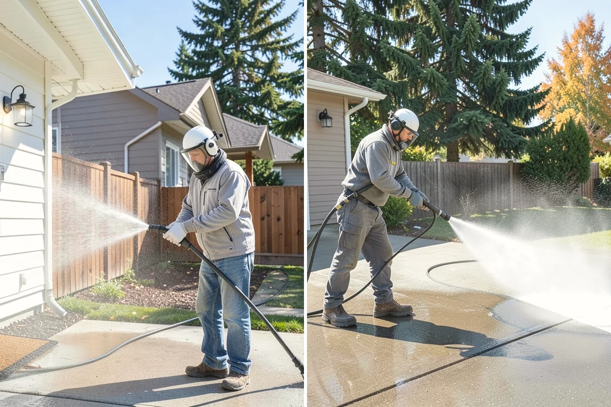 RV Washing in Edgewood, Pierce County, WA - Rinse loose grime and inspect seals