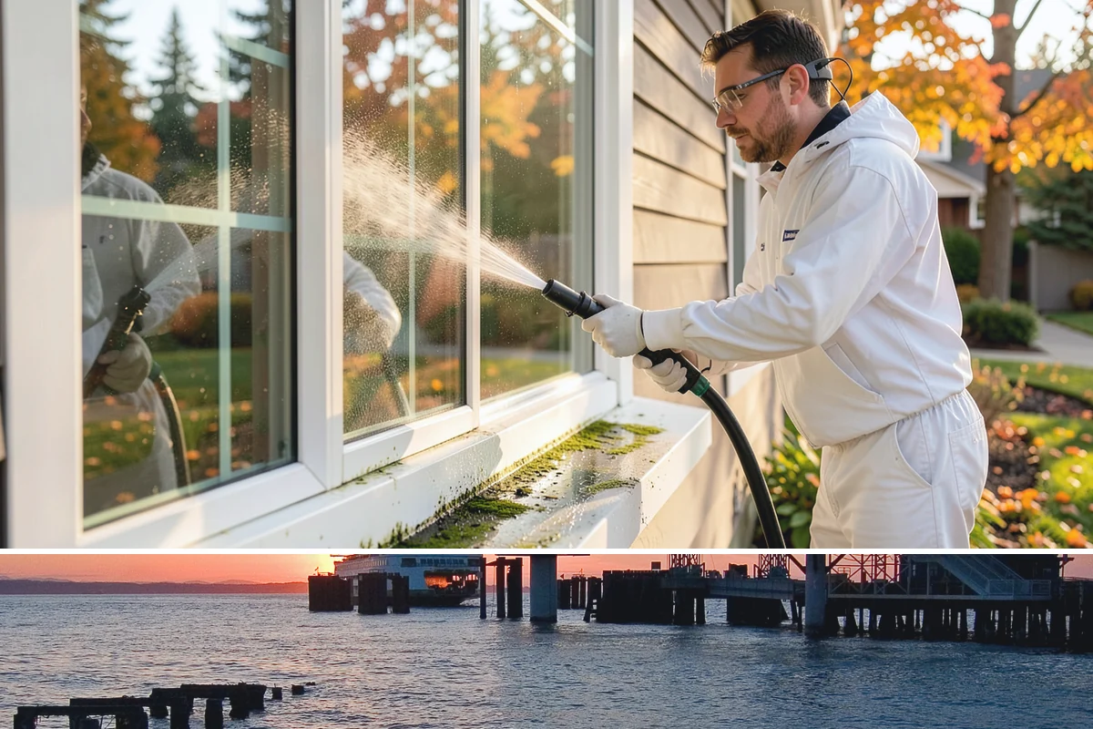 RV Washing in Edmonds, Snohomish County, WA - RVs are best washed in spring before travel season and again before winter storage to prevent algae from settling in.