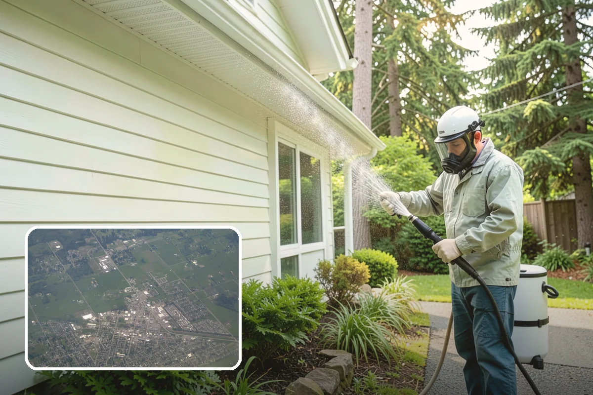 RV Washing in Enumclaw, King County, WA - Removes black streaks below the roofline