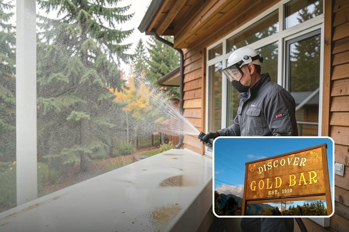 RV Washing in Gold Bar, Snohomish County, WA - Removes black streaks below the roofline
