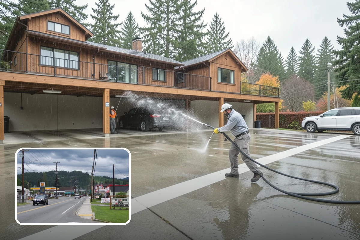 RV Washing in Granite Falls, Snohomish County, WA - Removes black streaks below the roofline