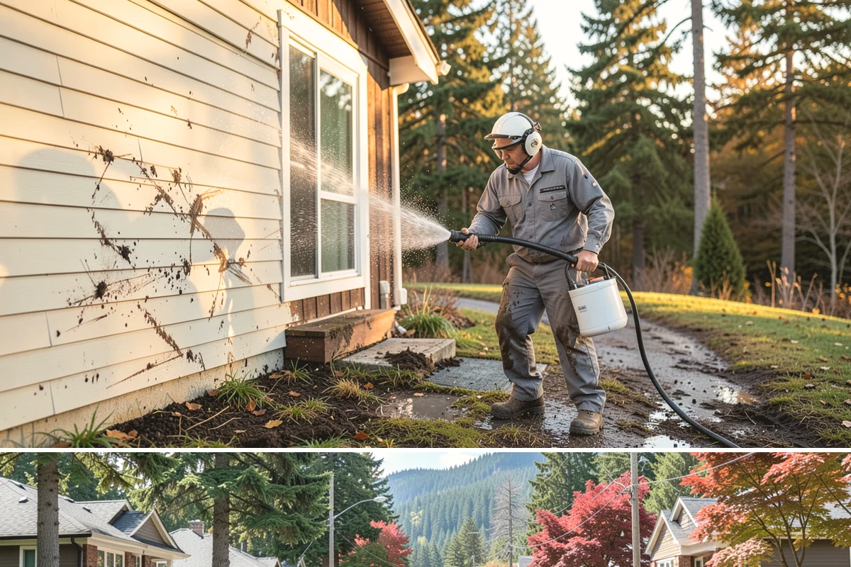 RV Washing in Hunts Point, King County, WA - RVs are best washed in spring before travel season and again before winter storage to prevent algae from settling in.