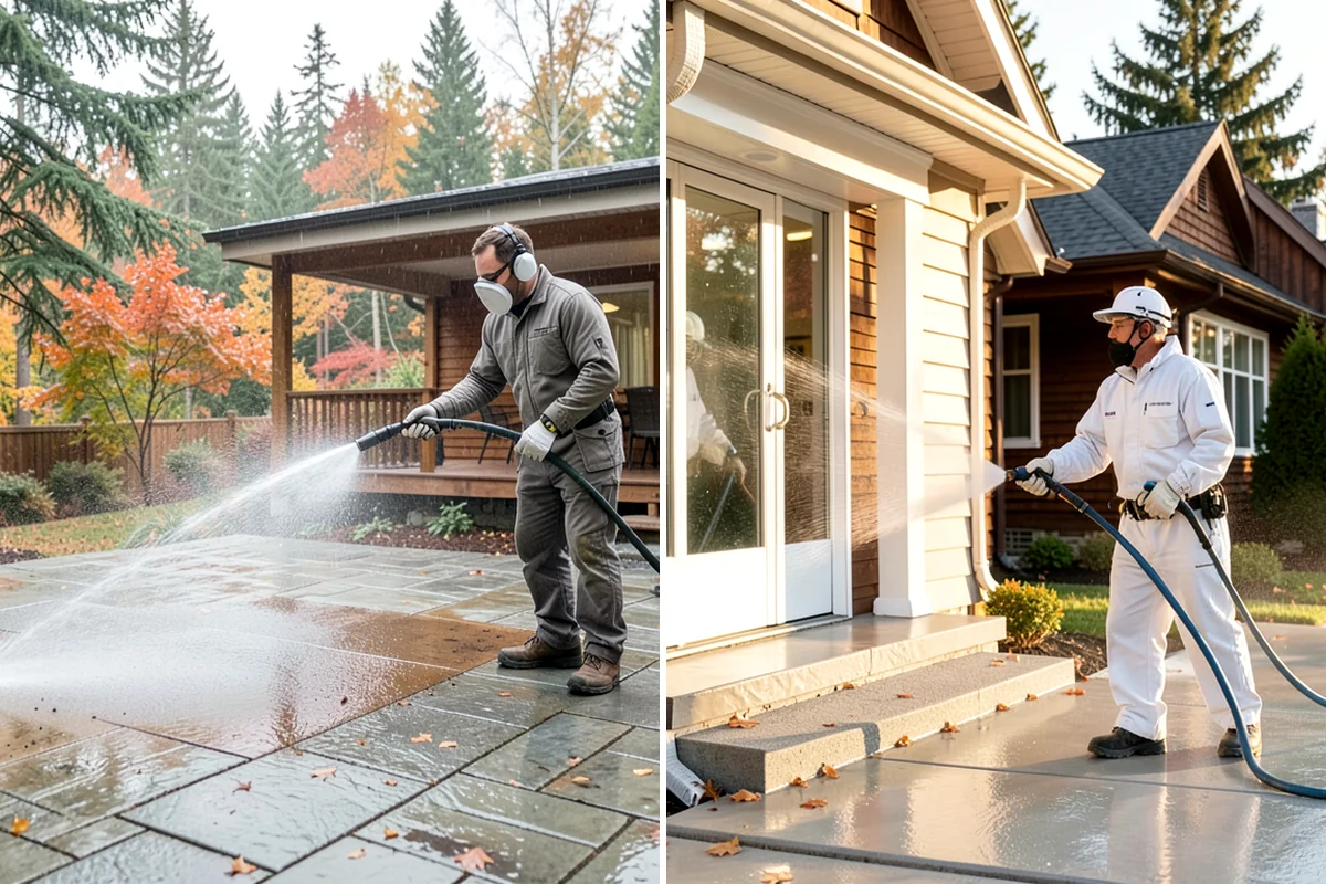 RV Washing in Lake Forest Park, King County, WA - Rinse loose grime and inspect seals