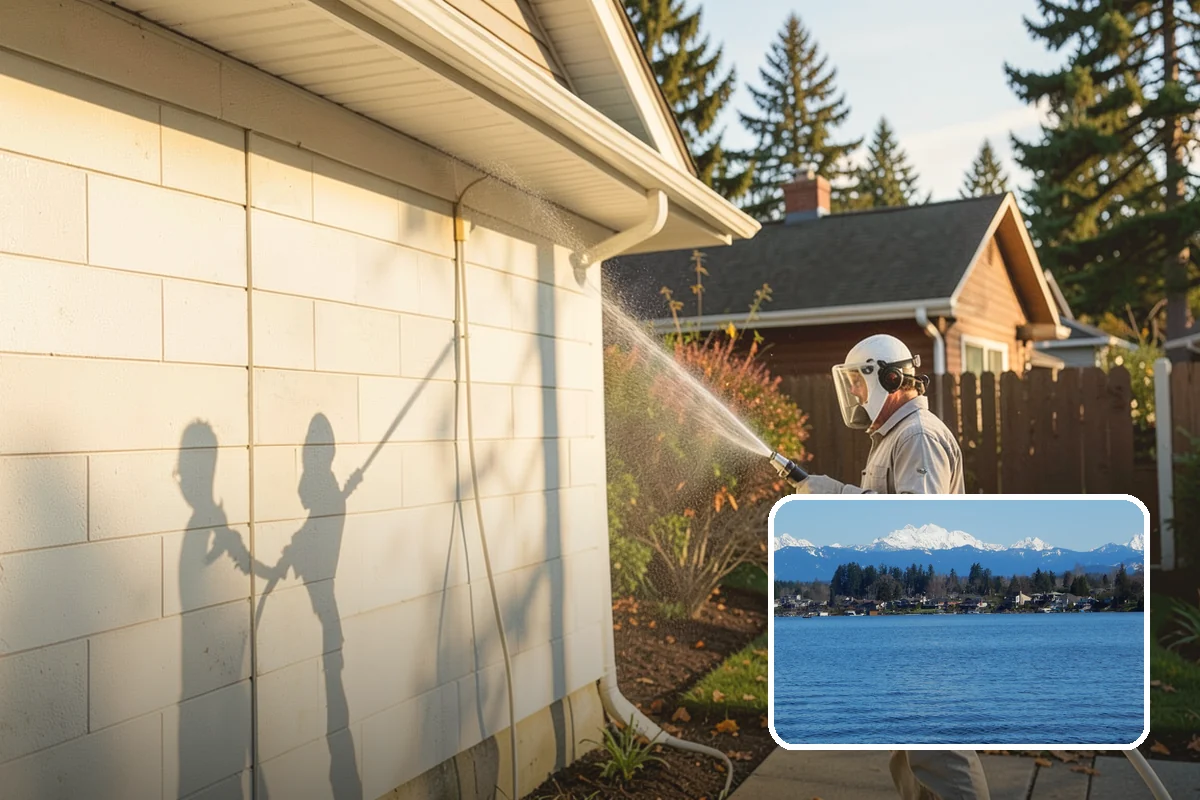 RV Washing in Lake Stevens, Snohomish County, WA - Removes black streaks below the roofline