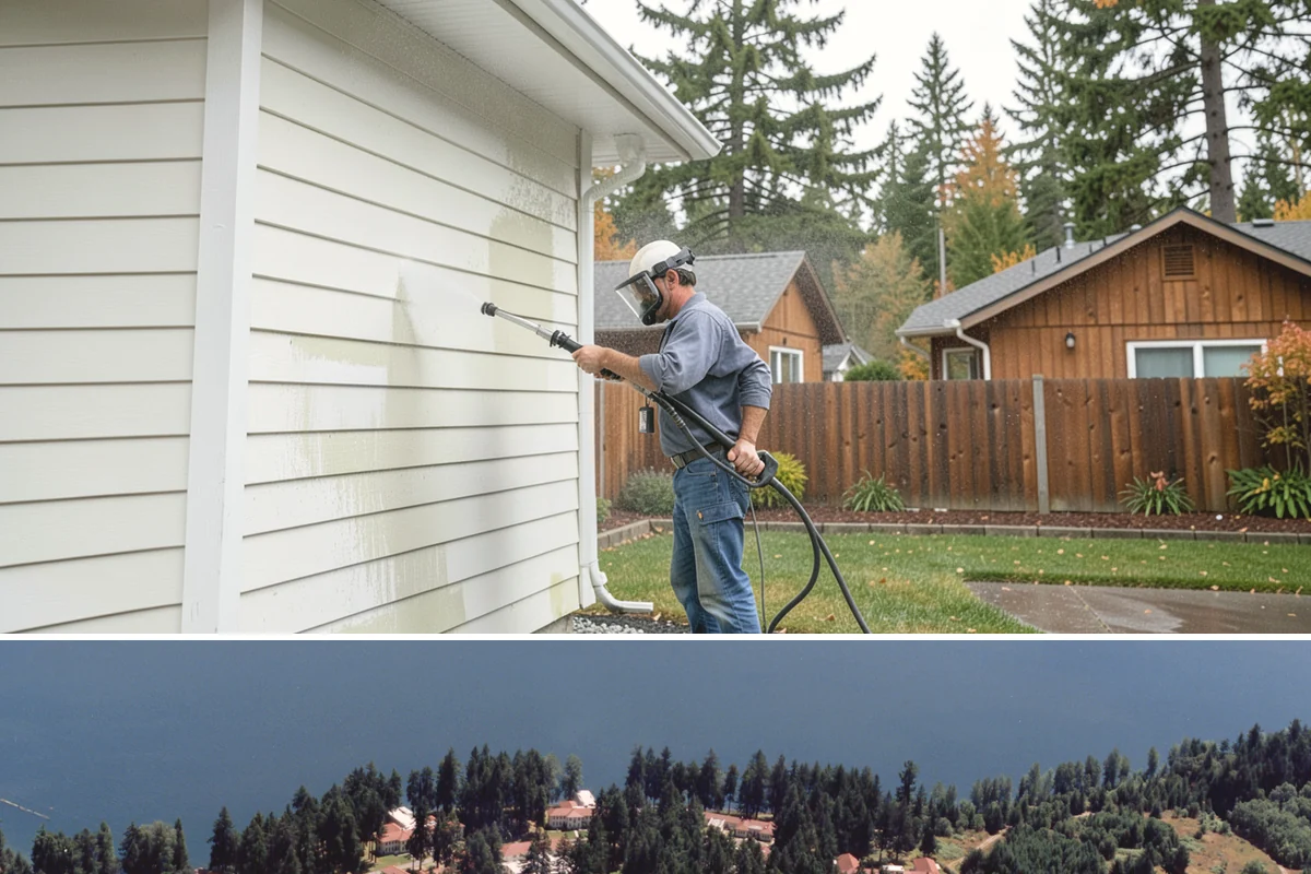 RV Washing in Lakewood, Pierce County, WA - RVs are best washed in spring before travel season and again before winter storage to prevent algae from settling in.