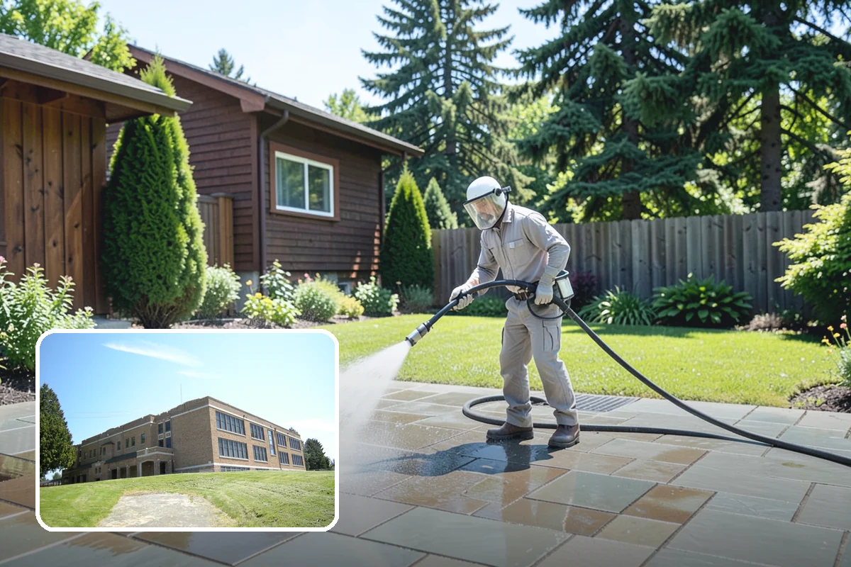 RV Washing in Maple Valley, King County, WA - Removes black streaks below the roofline