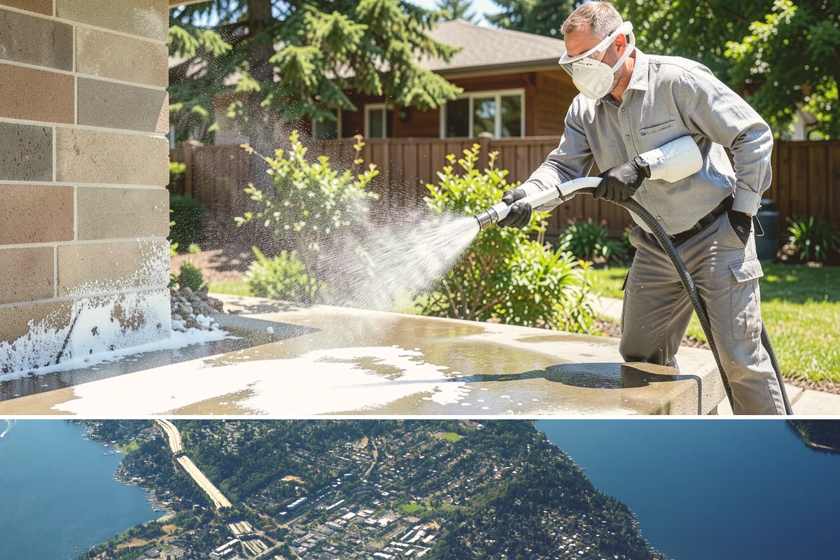 RV Washing in Mercer Island, King County, WA - RVs are best washed in spring before travel season and again before winter storage to prevent algae from settling in.