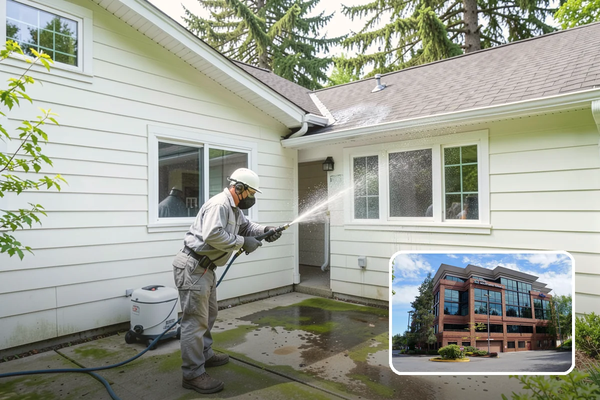 RV Washing in Mountlake Terrace, Snohomish County, WA - Removes black streaks below the roofline