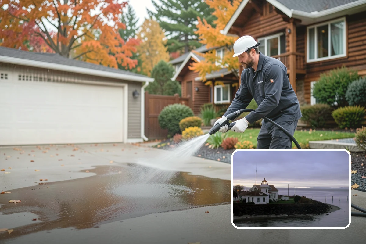 RV Washing in Mukilteo, Snohomish County, WA - Removes black streaks below the roofline