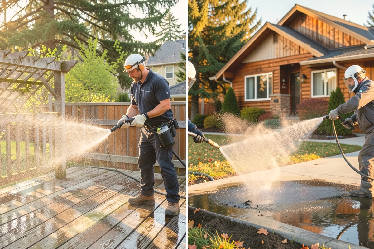 RV Washing in Newcastle, King County, WA - Rinse loose grime and inspect seals