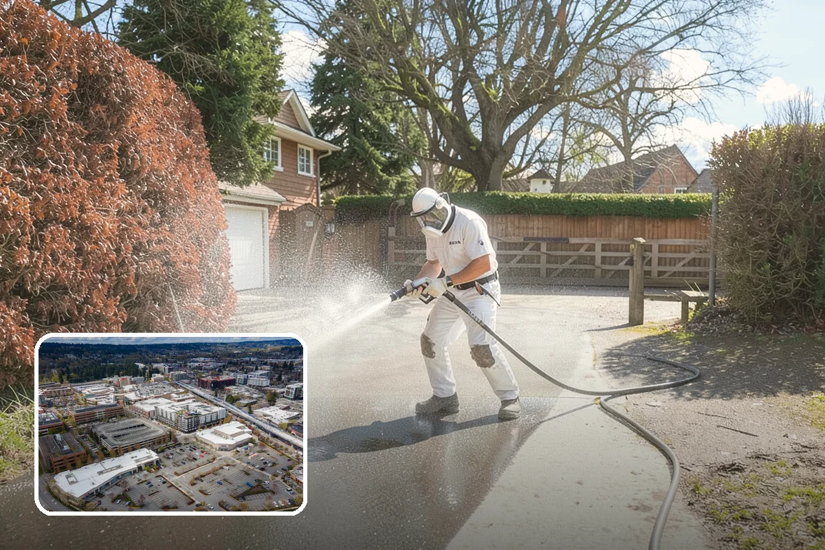 RV Washing in Redmond, King County, WA - Removes black streaks below the roofline
