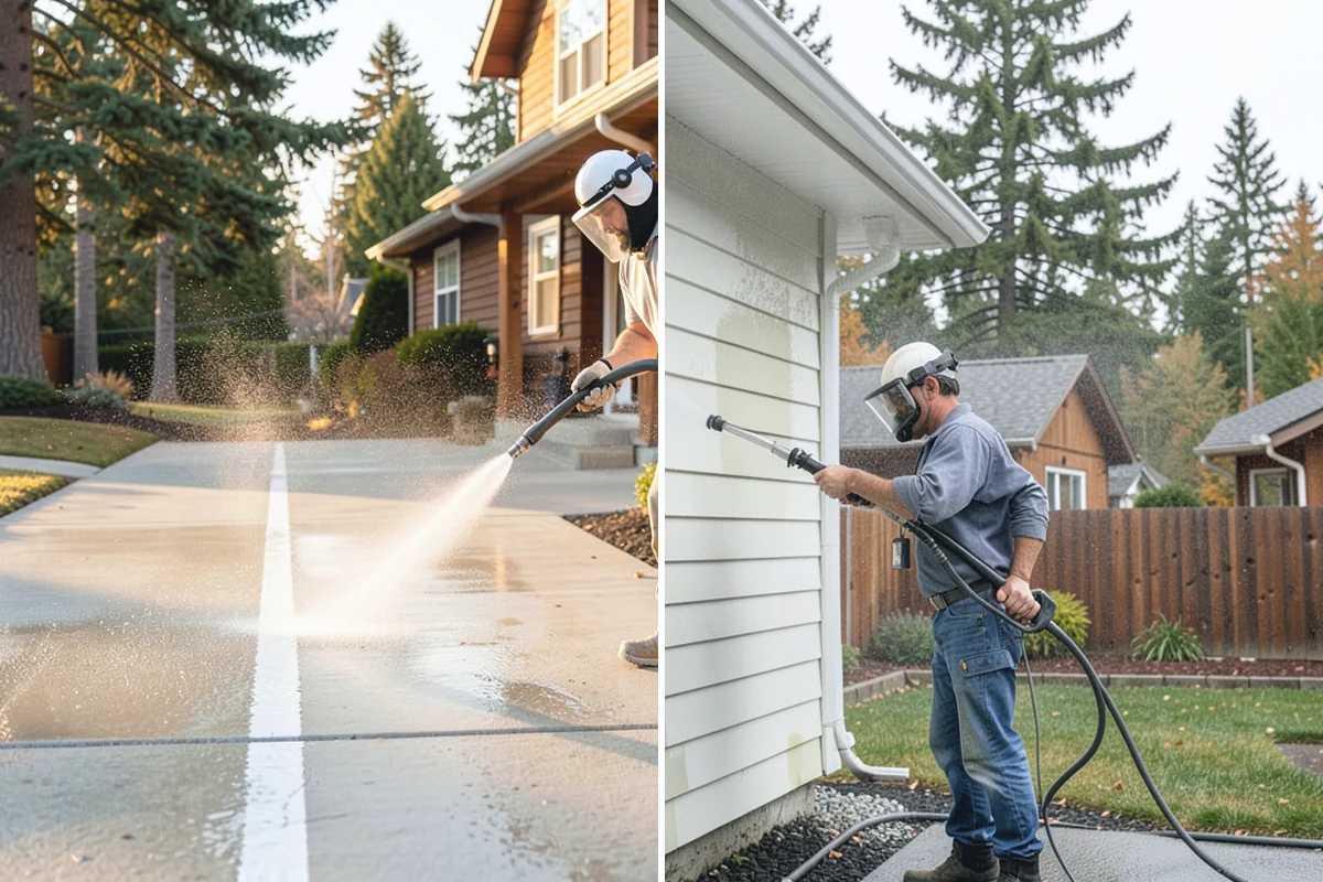 RV Washing in Redmond, King County, WA - Rinse loose grime and inspect seals
