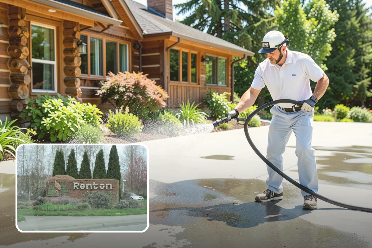 RV Washing in Renton, King County, WA - Removes black streaks below the roofline