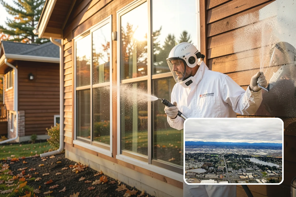 RV Washing in SeaTac, King County, WA - Removes black streaks below the roofline