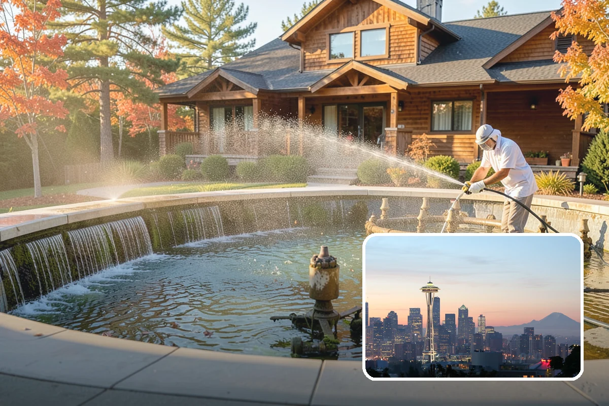 RV Washing in Seattle, King County, WA - Removes black streaks below the roofline