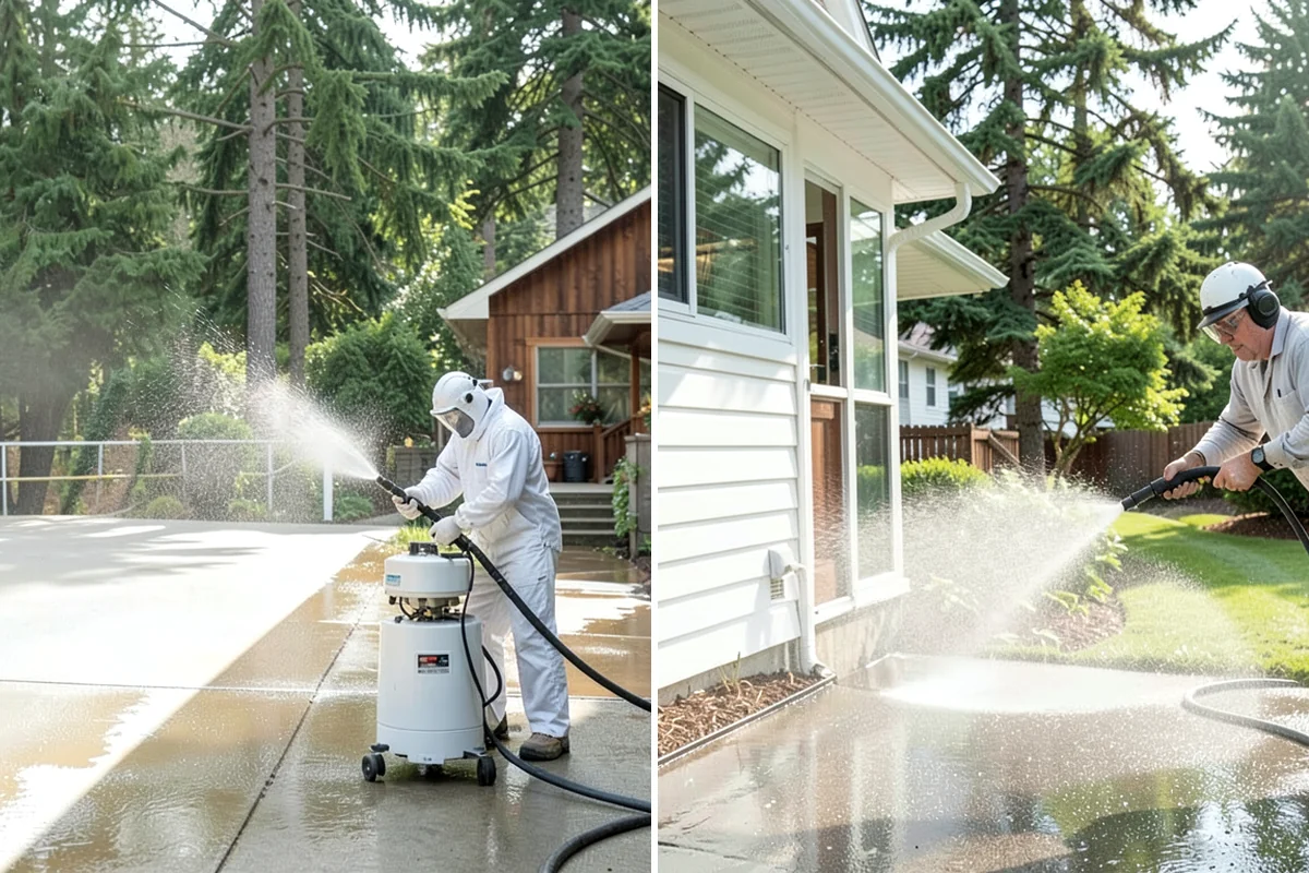 RV Washing in Seattle, King County, WA - Rinse loose grime and inspect seals
