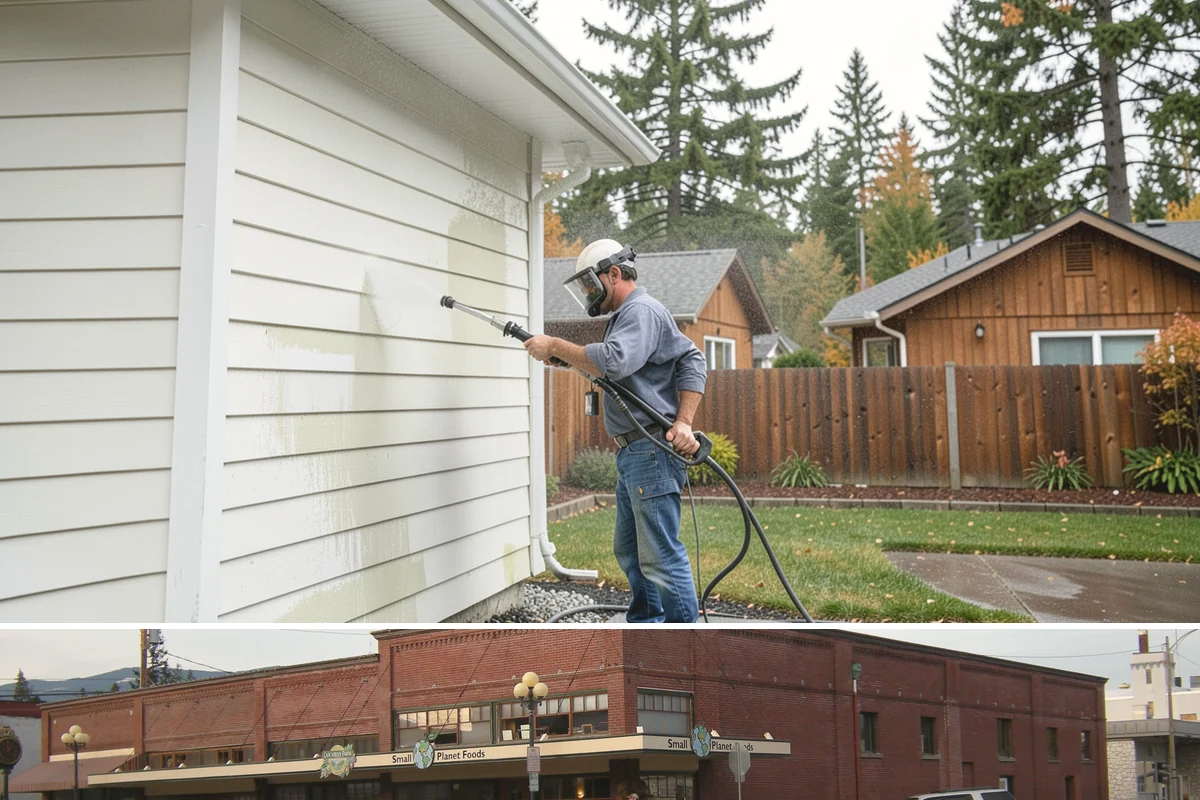 RV Washing in Sedro-Woolley, Skagit County, WA - RVs are best washed in spring before travel season and again before winter storage to prevent algae from settling in.