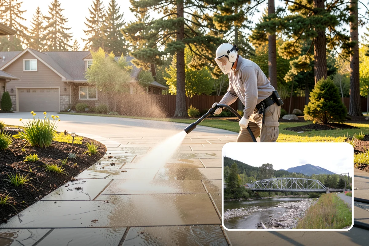 RV Washing in Skykomish, King County, WA - Removes black streaks below the roofline