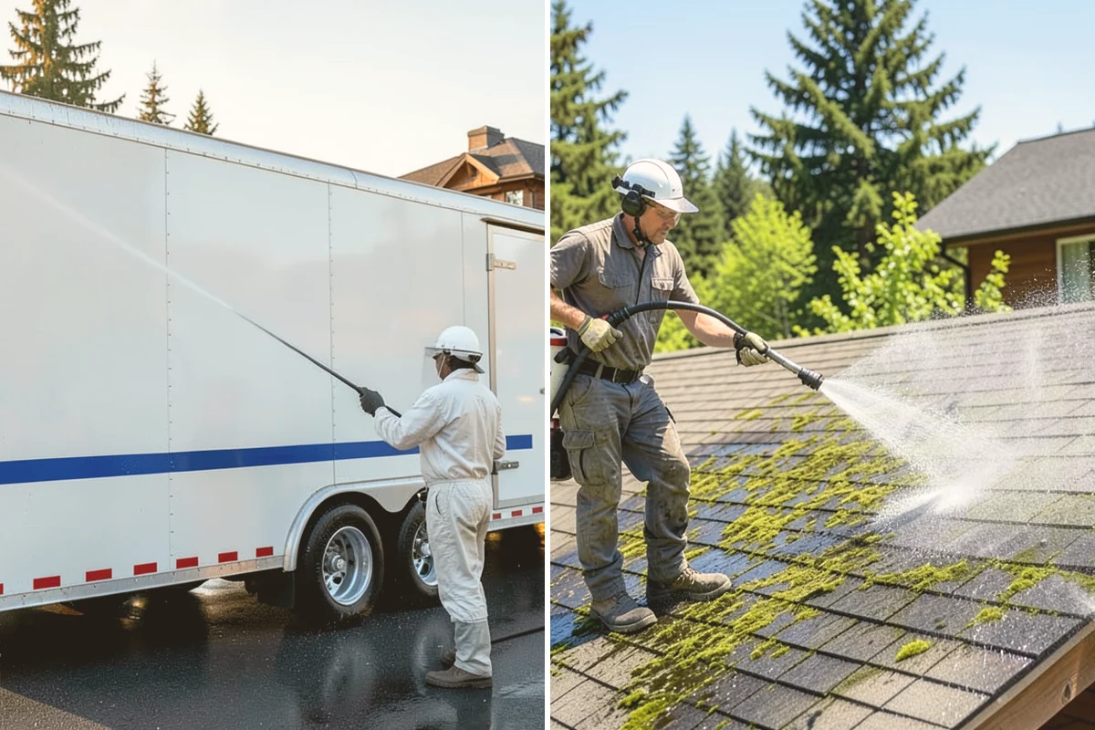 RV Washing in Snohomish, Snohomish County, WA - Rinse loose grime and inspect seals