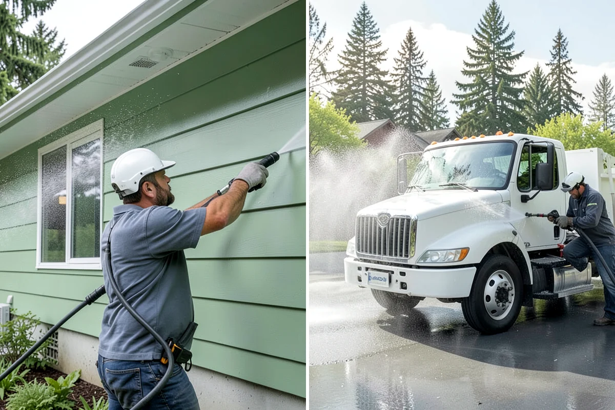 RV Washing in Snoqualmie, King County, WA - Rinse loose grime and inspect seals