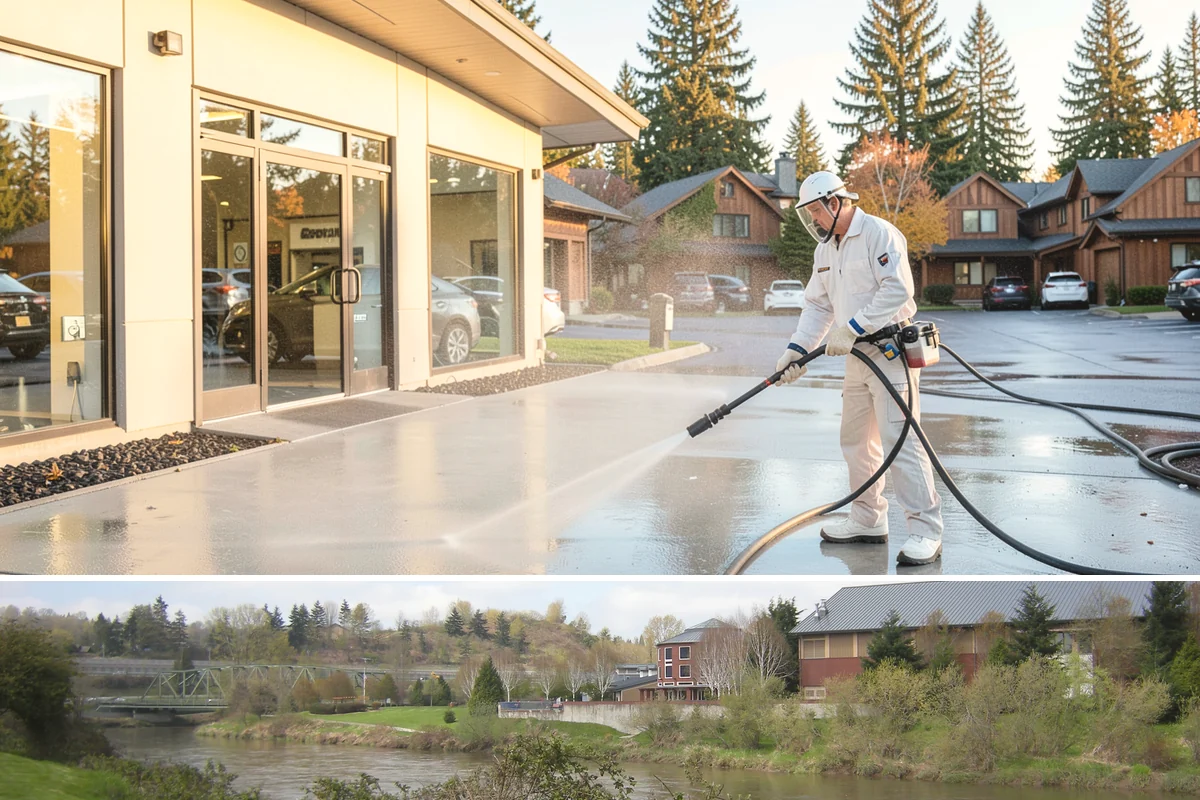 RV Washing in Tukwila, King County, WA - RVs are best washed in spring before travel season and again before winter storage to prevent algae from settling in.