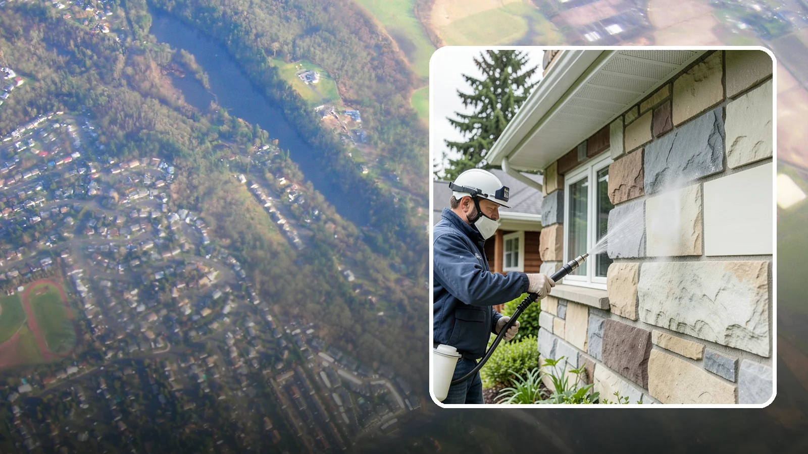 Sandstone Cleaning in Algona, King County, WA - Clean porous, friable sandstone with low-impact methods that keep the grainy surface from crumbling.