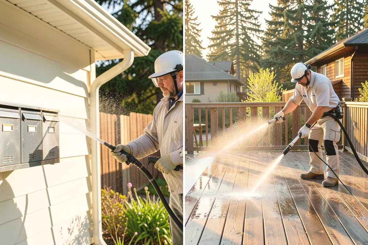 Sandstone Cleaning in Anacortes, Skagit County, WA - Test a discreet area for surface stability
