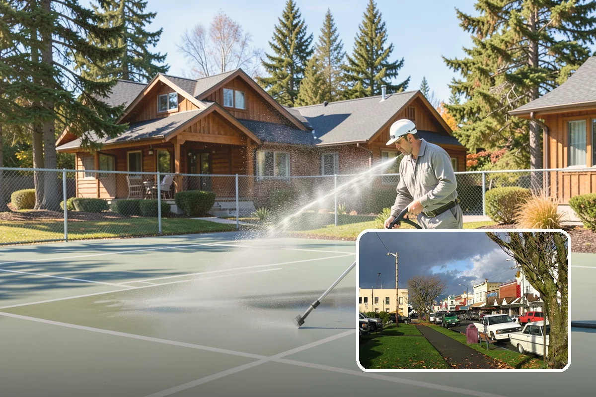 Sandstone Cleaning in Arlington, Snohomish County, WA - Prevents surface grain loss on soft sandstone